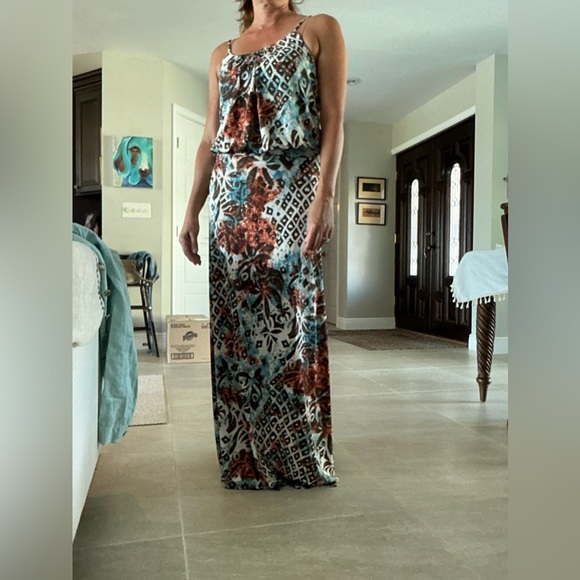 Amore multicolored dress, Cotton blend,  Small, Pre-owned - Picture 1 of 4